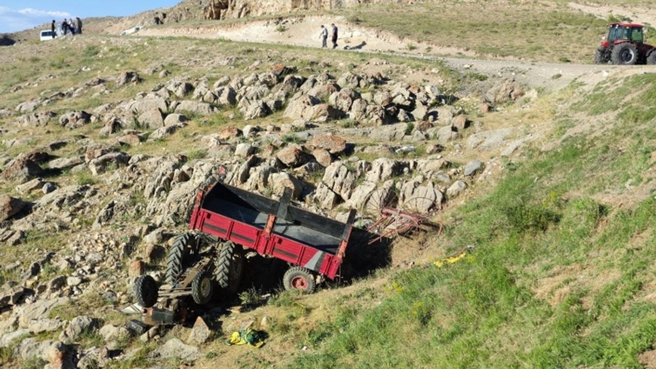 Kontrolden çıkan traktör uçuruma yuvarlandı: 1 ölü