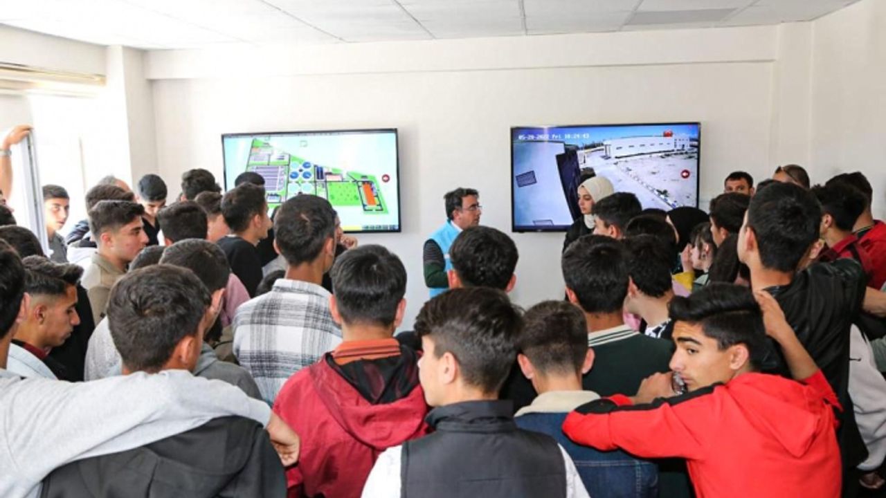 Öğrenciler, Van Büyükşehir Belediyesinin çevreci tesislerini gezdi