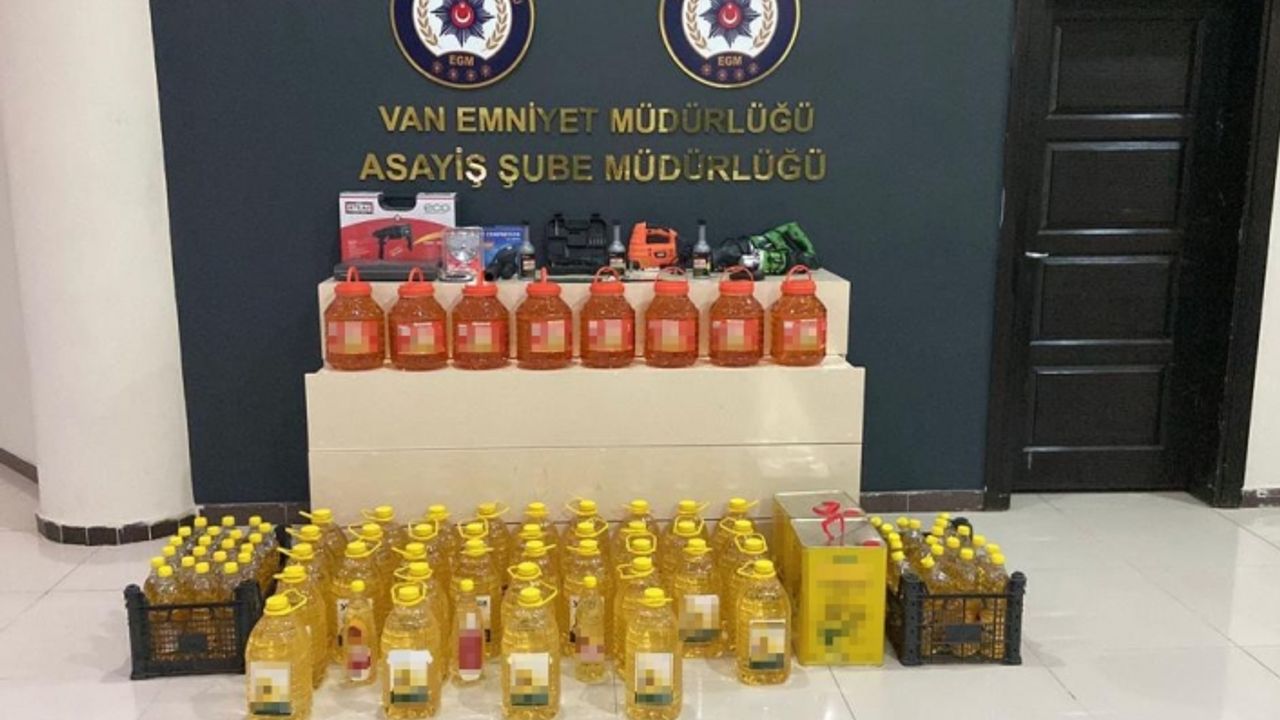 Van'da 150 Bin TL değerinde Yağ çalan 3 hırsız yakalandı!