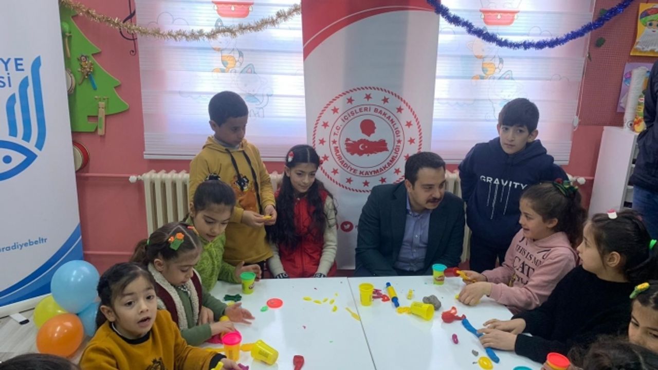 Van'da depremzede çocuklar için moral etkinliği düzenlendi!