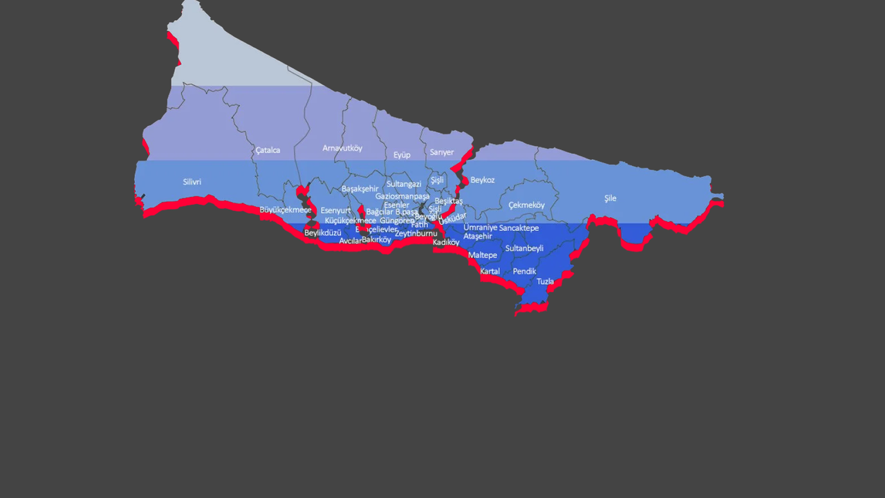 Hangi ilçe deprem riski taşıyor, en riskli ilçeler hangileri? İşte İstanbul’un deprem risk haritası
