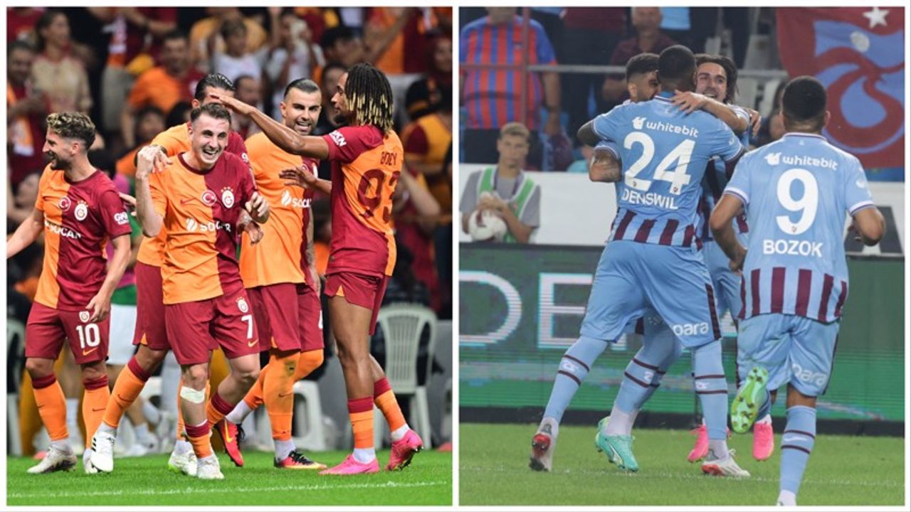 Trabzonspor - Galatasaray derbisinin ilk 11'leri belli oldu!