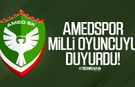 Amedspor milli oyuncuyu duyurdu!