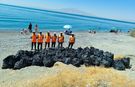Van Gölü Kıyılarında temizlik çalışmaları sürüyor