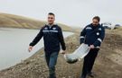 Van’da 8 su kaynağına binlerce yavru sazan bırakıldı!