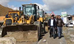 Genel Sekreter Çelikel, heyelan bölgesinde çalışmaları inceledi