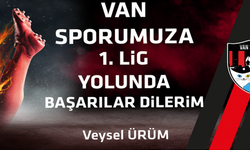 Vanspor İkinci Başkanı Ürüm’den Vanspor-Karacabey maçına davet!