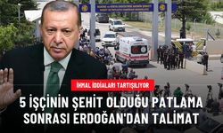 Ankara’da 5 işçinin şehit olduğu patlama sonrası Erdoğan'dan talimat
