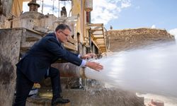 Vali Balcı, jeotermal sondaj bölgesinde incelemelerde bulundu