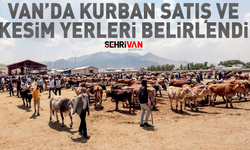 Van’da kurban satış ve kesim alanları belli oldu!