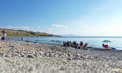 Van'da "Mollakasım Halk Plajı" 6. kez mavi bayrağa aday