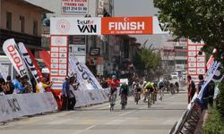 Tour of Van Uluslararası Bisiklet Yarışı’nın Erciş etabı tamamlandı