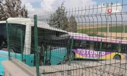 Belediye otobüsü ile halk otobüsü çarpıştı: 9 yaralı