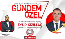 AK Parti Tuşba Belediye başkan aday adayı Eyüp Kızıltaş Şehrivan TV canlı yayın konuğu