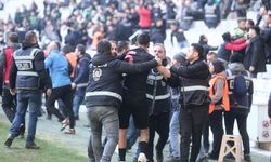 Bursaspor - Diyarbekirspor maçında saha karıştı