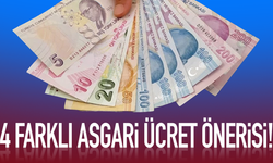 4 farklı asgari ücret önerisi