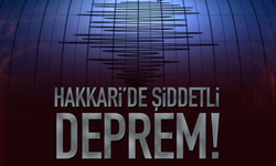 Hakkari'de şiddetli deprem! İşte şiddeti...