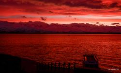 Van Gölü kızıla boyandı!