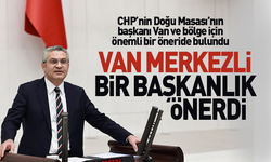CHP'li Salıcı'dan Van merkezli bir başkanlık önerisi