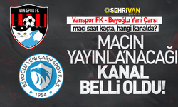 Vanspor-Beyoğlu Yeniçarşı spor maçı saat kaçta hangi kanalda?