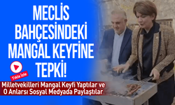 Meclis bahçesinde mangal partisine tepkiler çığ gibi!