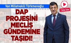 Van Milletvekili Türkmenoğlu, DAP projesini meclis gündemine taşıdı!