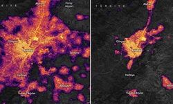NASA'nın verileriyle acı tablo: Depremden etkilenen şehrin önceki ve sonraki hali