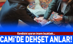 Cami'de dehşet anları! Saldırgan imamı bıçakladı...