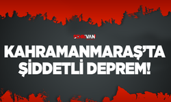 Kahramanmaraşt'a şiddetli deprem!