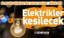 VEDAŞ Van'ı uyardı: 6 ilçede 9 saat elektrik kesintisi yaşanacak! İşte kesinti saatleri…