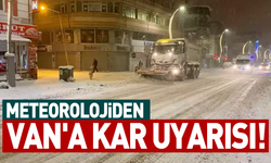 Meteorolojiden Van'a kar uyarısı!