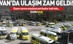Van’da ulaşıma zam yapıldı: İşte tam ve öğrenci bilet fiyatları