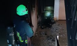 Van’da korkutan yangın! Yangın binanın zemin katında çıktı…