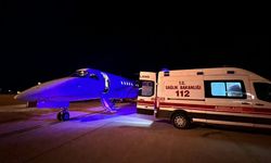 Kalp hastası bebek, ambulans uçakla Van’dan Ankara’ya sevk edildi!