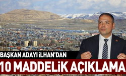 Başkan Adayı İlhan, Seçim prensiplerini açıkladı!