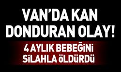 Van'da korkunç olay: 4 aylık bebeğini öldürdü, eşini yaraladı