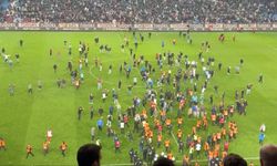 Trabzon'da olaylı maç sonrası sahaya giren 4 kişi tutuklandı