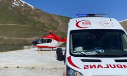 Ambulans helikopterlerin zamanla yarışı: 3 hasta Van'a sevk edildi!
