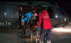 Van’da Kalp krizi geçiren hasta için Sikorsky helikopter havalandı