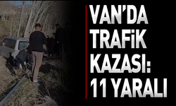 Van’da trafik kazası: 11 yaralı