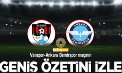 GENİŞ ÖZET| Vanspor-Ankara Demirspor maçının geniş özeti