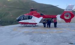 Van’da ambulans helikopter doğumdan sonra rahatsızlanan kadın için havalandı