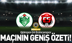 GENİŞ ÖZET | Iğdırspor-24 Erzincanspor maçının geniş özeti