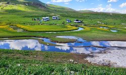 Hakkari’deki Cennet Cehennem Vadisi’nde şaşırtan görüntü!