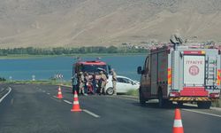 Van'da trafik kazası meydana geldi: 2 yaralı