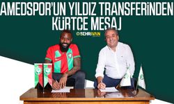 Amedspor yeni transferini Kürtçe mesaj ile duyurdu