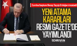 Cumhurbaşkanı Erdoğan 4 ülkeye Büyükelçi atadı, kamuda üst düzey isimleri görevden aldı!