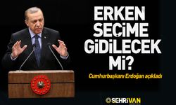 Erken seçime gidilecek mi? Cumhurbaşkanı Erdoğan açıkladı