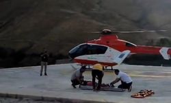 Van’da helikopter ambulans 4 yaşındaki çocuk için havalandı