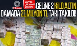 Van’da görkemli düğün: Geline 2 kilo altın, damada 21 milyon TL takı takıldı!